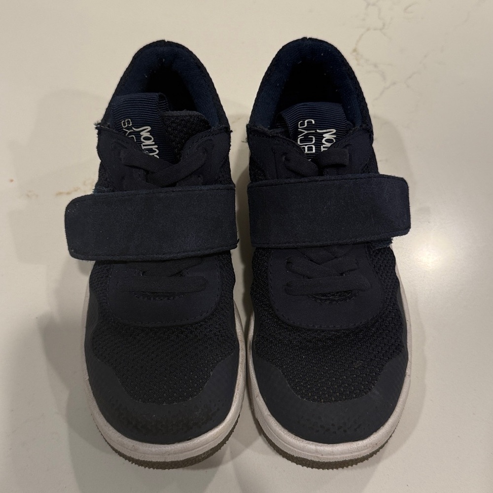 Zara Boys Navy Blue Velcro Slip on Sneakers, Size US 11/12 (28/29)